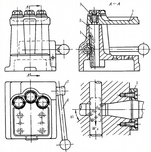 El principio de enganche de Strut Bar Drill Jig