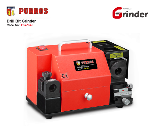 PURROS PG-13J Rectificadora de brocas portátil, amoladora de taladro escalonada, fabricante de sacapuntas automático de brocas