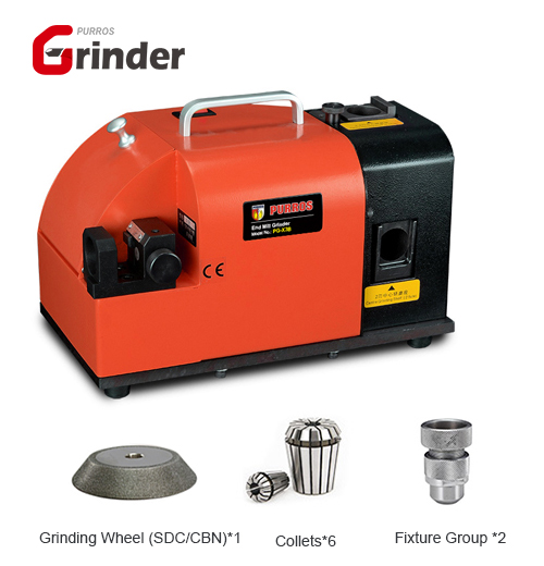 PG X3B End Mill Grinder Equipamiento estándar, rectificadoras de molino de extremo